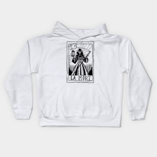 Death Tarot Card Kids Hoodie